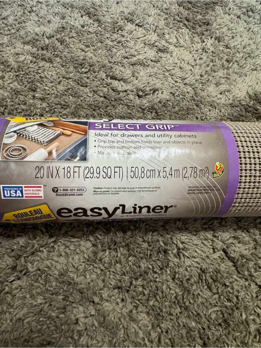 Duck Brand EasyLiner Select Grip Shelf Liner – New Value Roll
